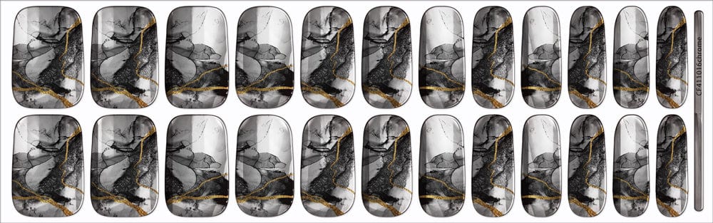 Monochrome Marble (Chrome)