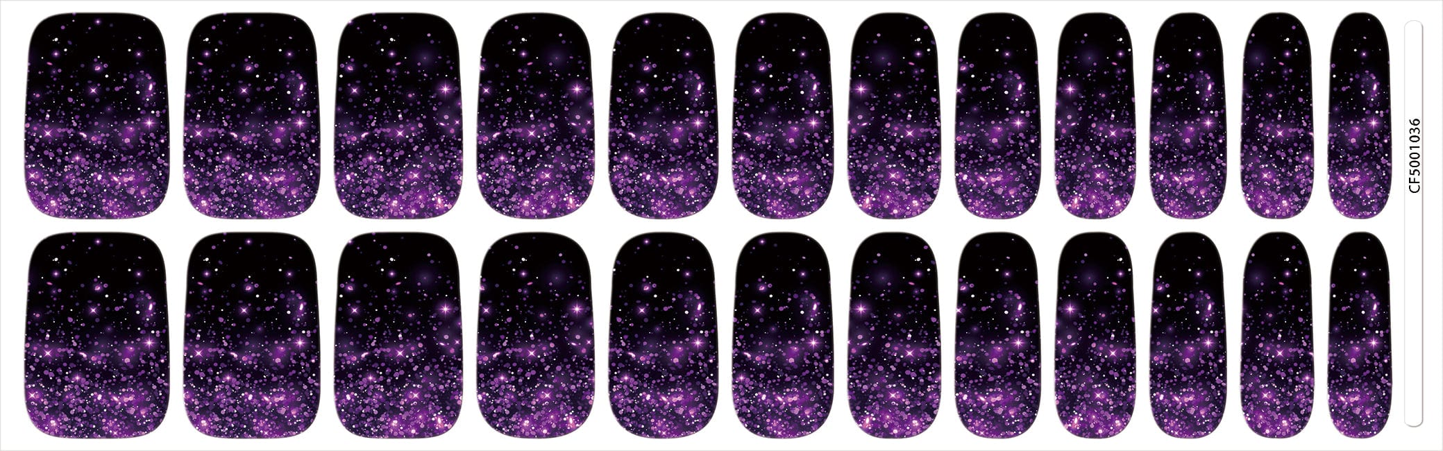 Grape Sparkle Ombré