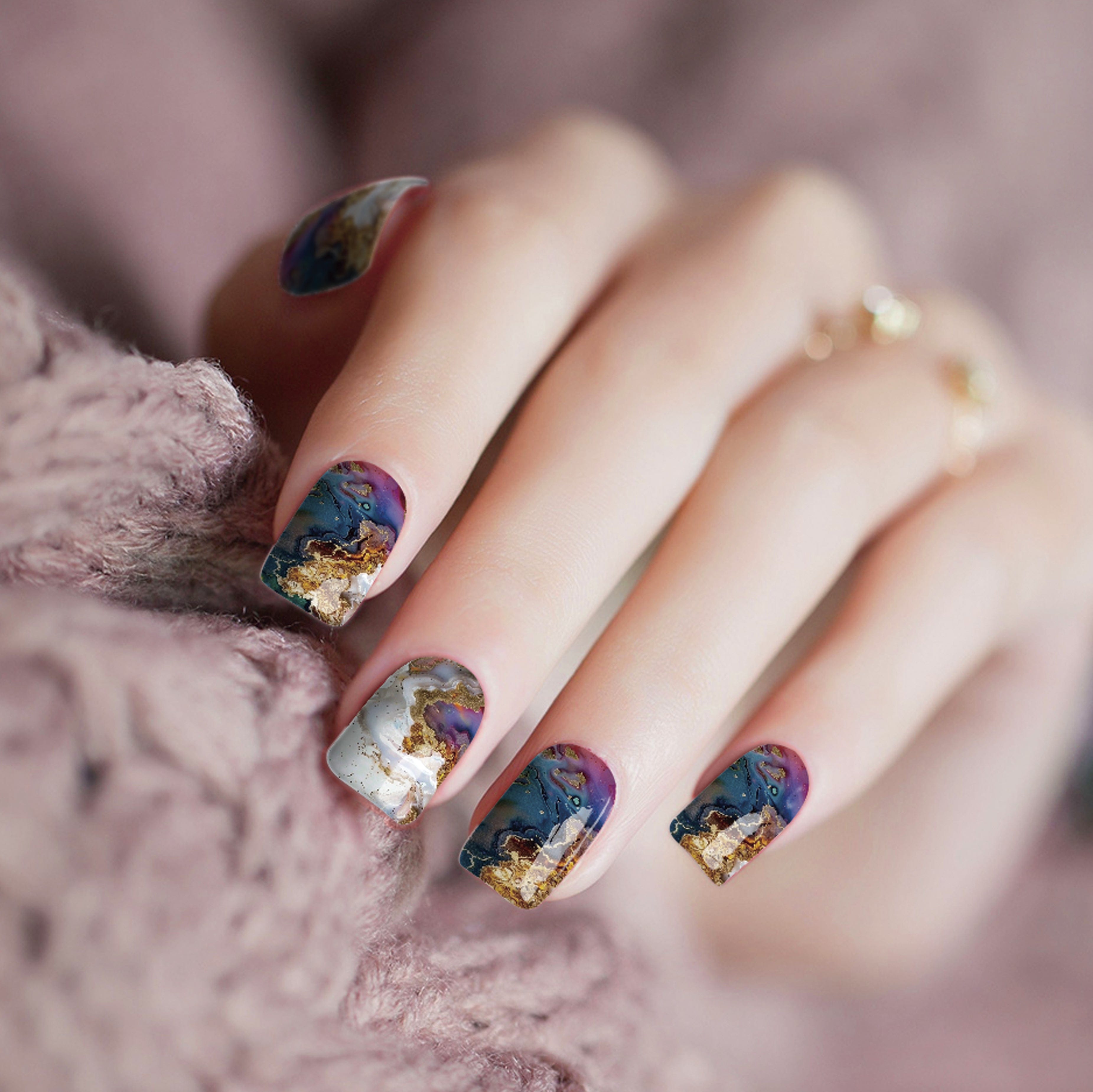 Rainbow Spill Marble