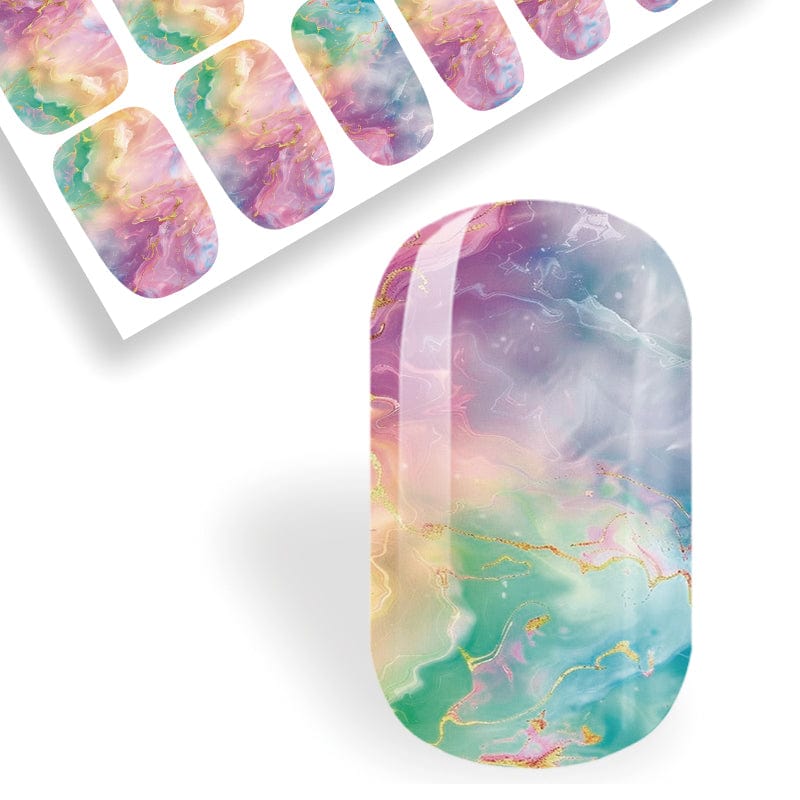 Rainbow Smudge Marble
