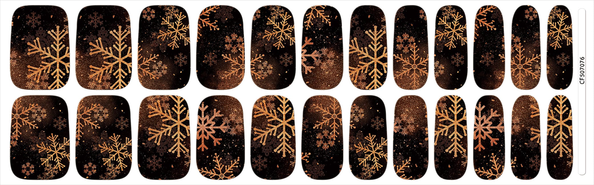 Golden Snowflakes