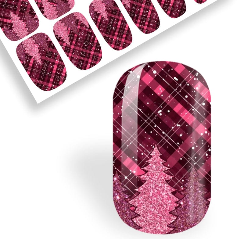 Pink Forest Plaid