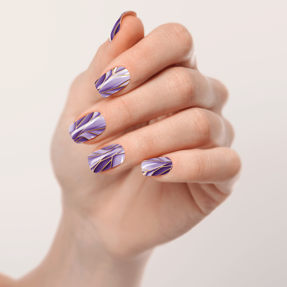 UV Gel: Lavender Fractals