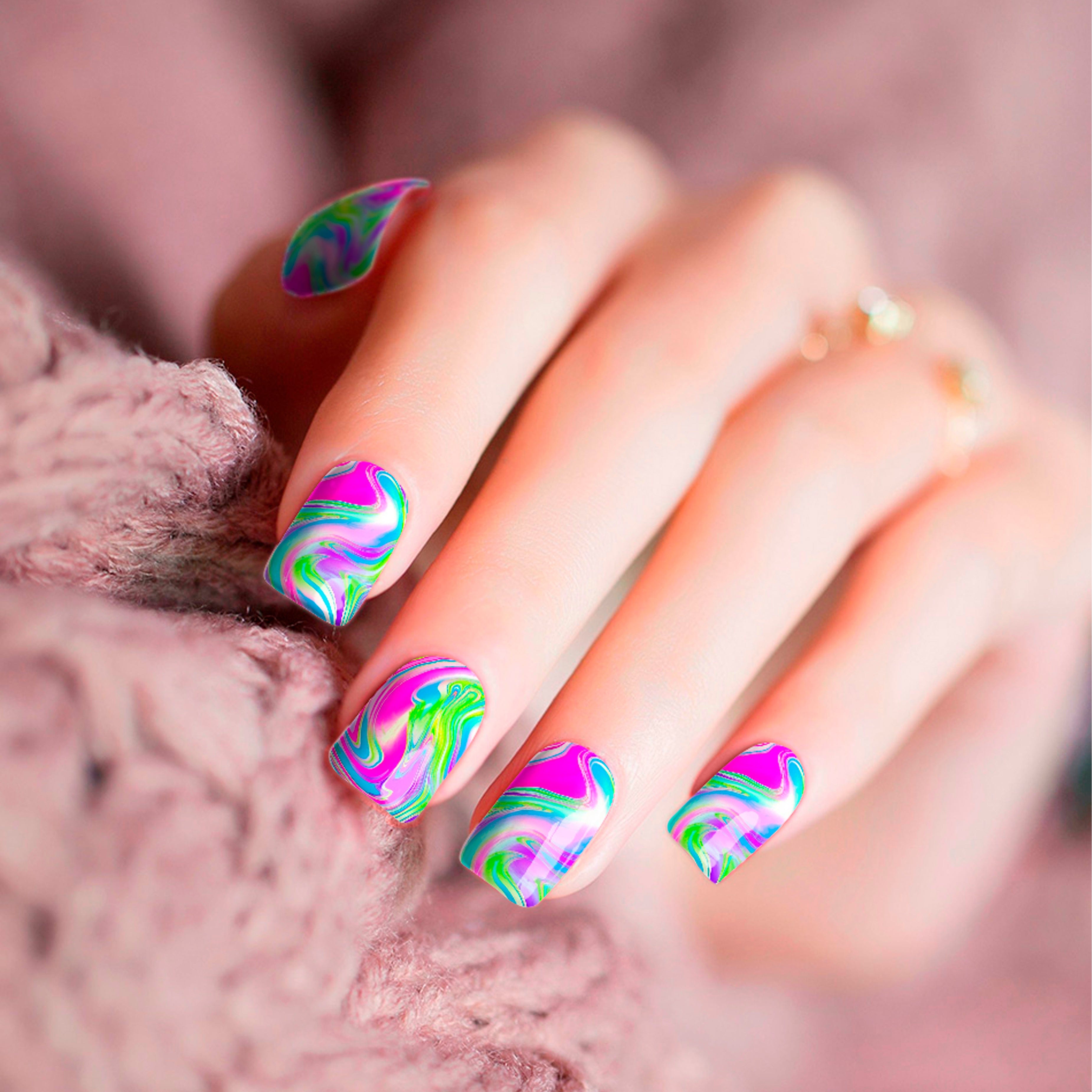 Neon Swirls