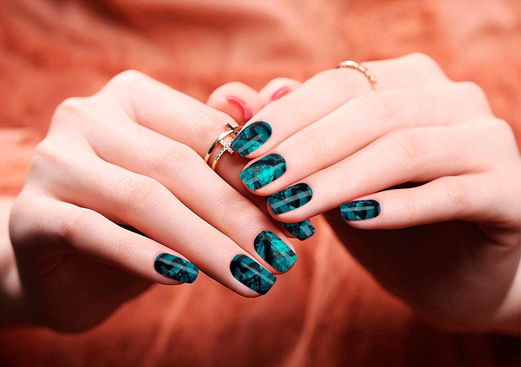 Dark Turquoise Marble