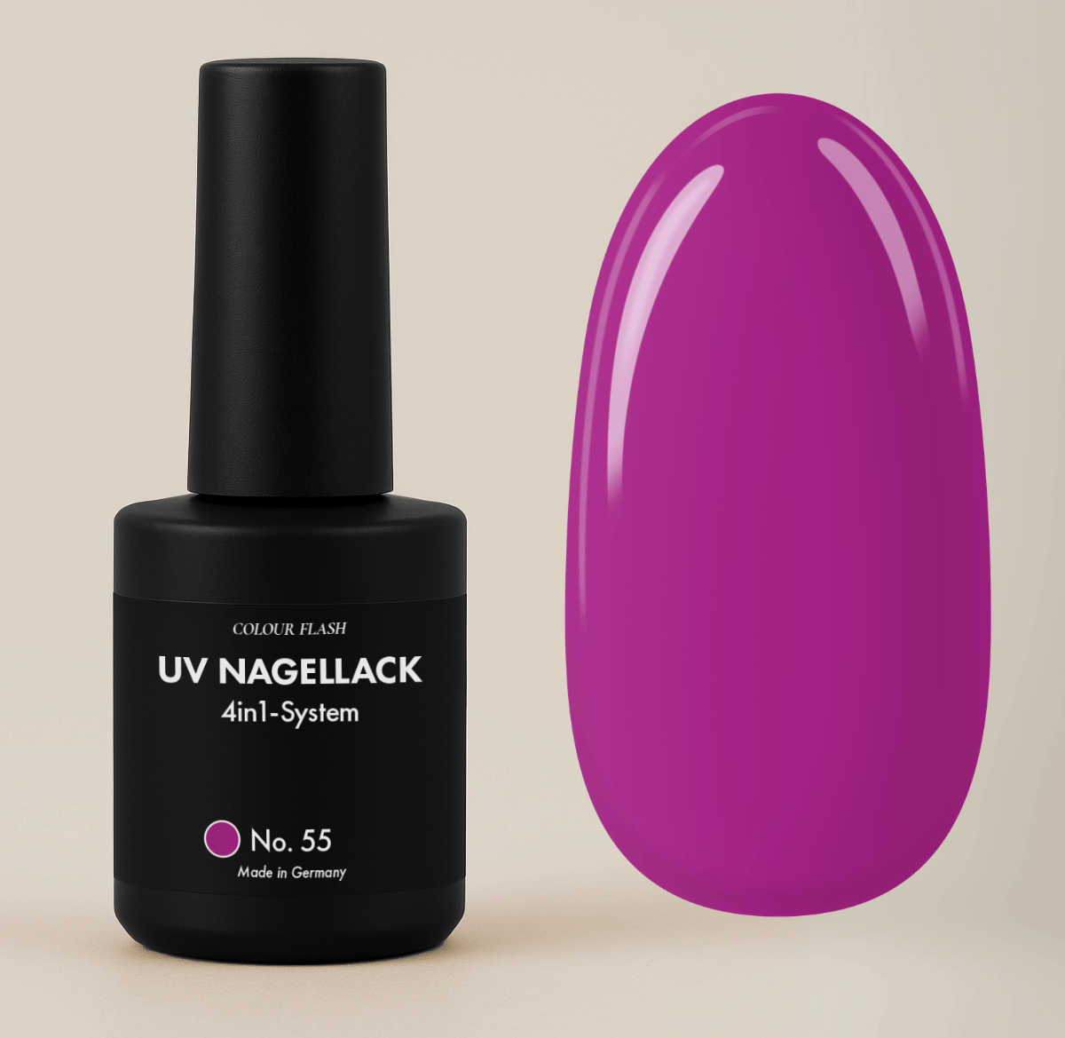 UV Nagellack No. 55 (4in1, 10ml)