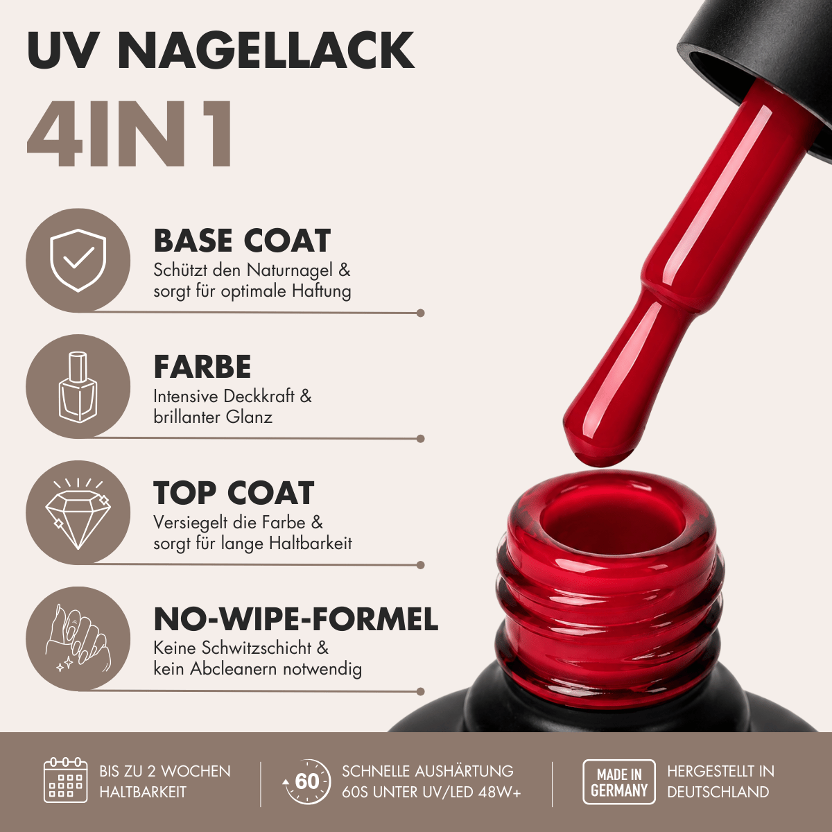 UV Nagellack No. 17 (4in1, 10ml)