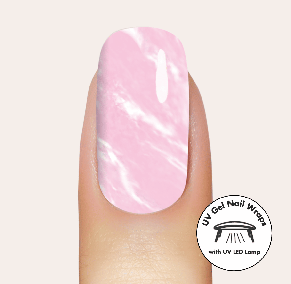 UV Gel: Pink Quake Marble