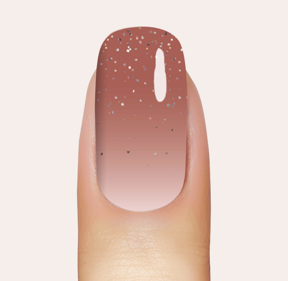 UV Gel: Champagne Dust