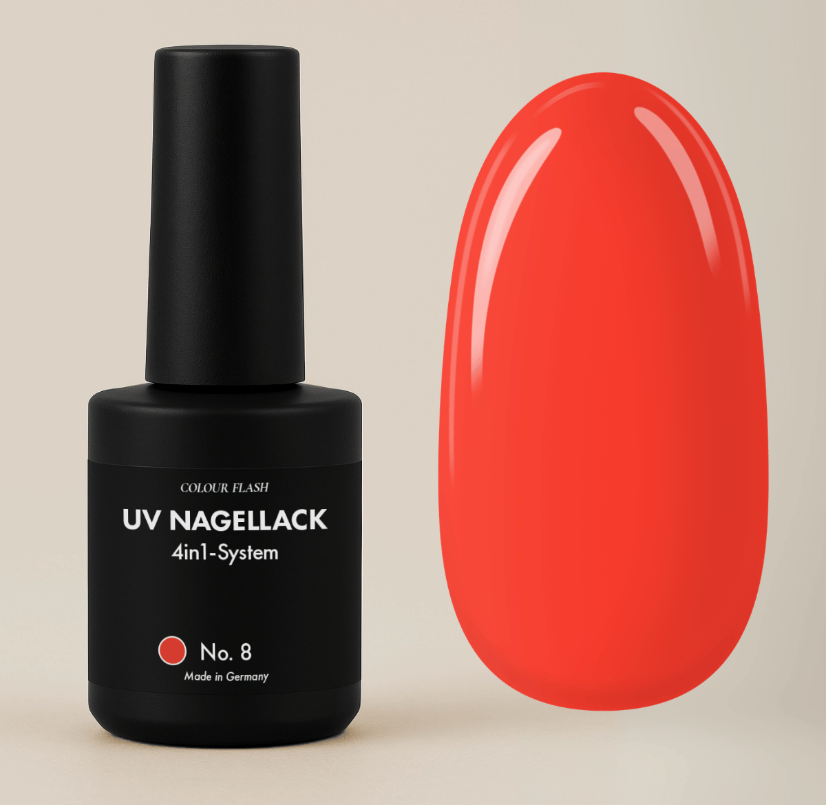 UV Nagellack No. 8 (4in1, 10ml)