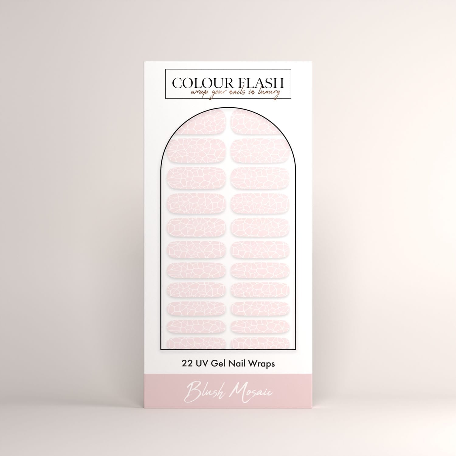 UV Gel: Blush Mosaic