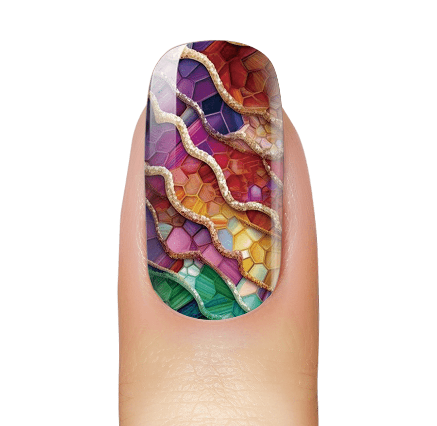 Rainbow Gold Marble