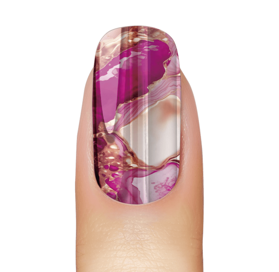 Strawberry Chrome Marble