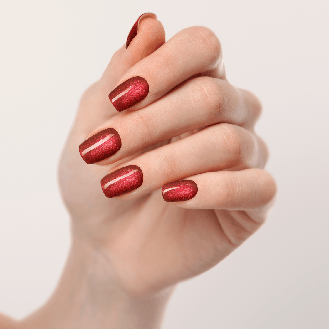 UV Gel: Red Nova Glow